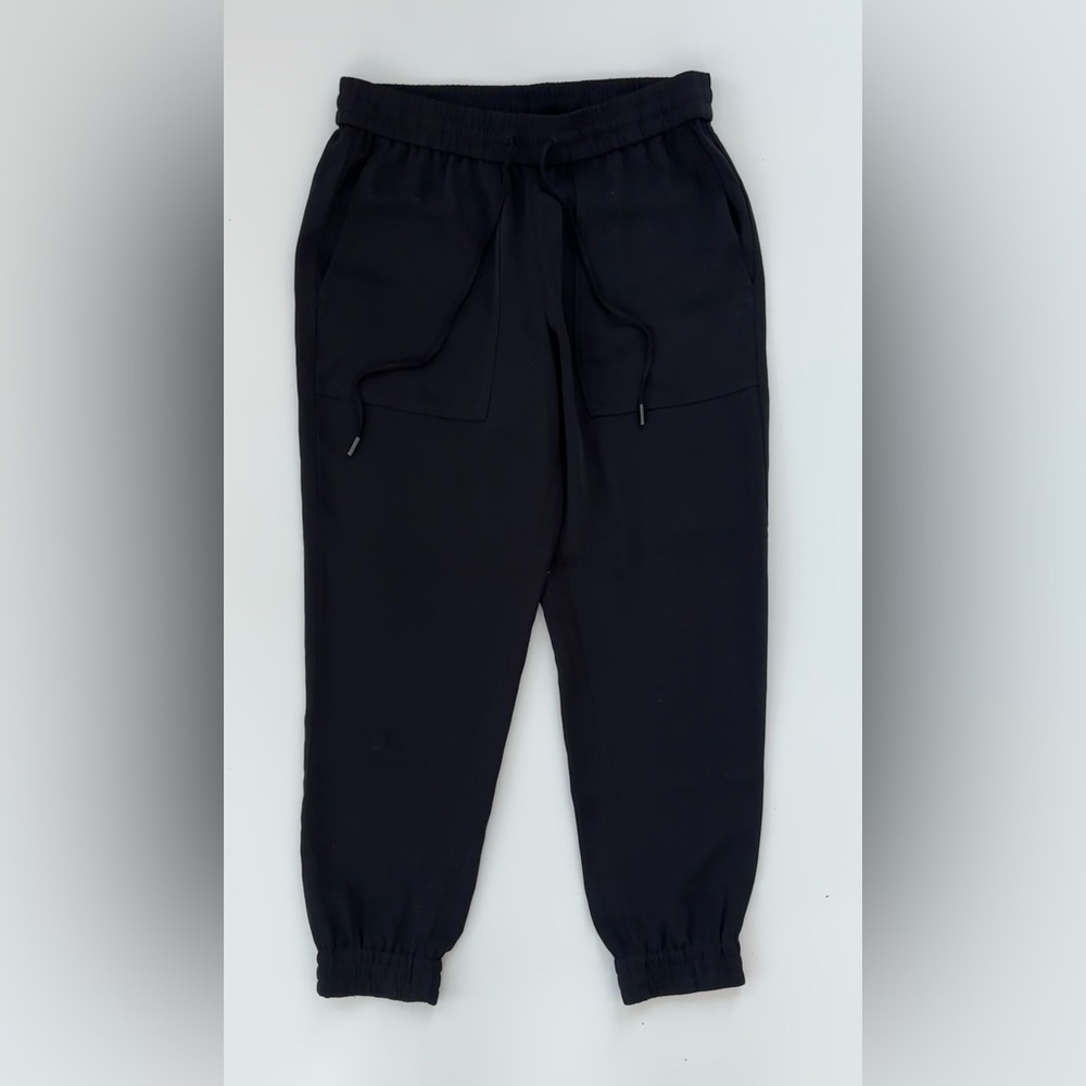 Ann Taylor Women's Black Joggers Lightweight Business Casual Pants SMALL NWT